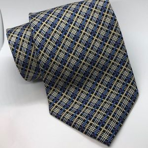 VTG Victor Laurent Silk Plaid Tie